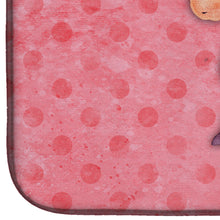 Load image into Gallery viewer, Polkadot Horse Watercolor Dish Drying Mat – Absorbent, Artistic Kitchen Essentials BB7379DDM