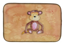 Load image into Gallery viewer, Monkey Watercolor Dish Drying Mat – Absorbent, Artistic Kitchen Essentials BB7380DDM