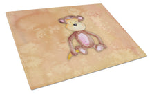 Load image into Gallery viewer, Monkey Watercolor Glass Cutting Boards – Durable, Decorative Kitchen Art Large BB7380LCB