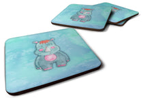 Load image into Gallery viewer, Rhinoceros Watercolor Foam Coaster  BB7381FC