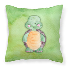 Load image into Gallery viewer, Turtle Watercolor Fabric Decorative Pillow BB7382PW1818