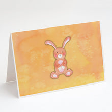 Load image into Gallery viewer, Rabbit Watercolor Greeting Cards -  Blank Note Cards – 8-Pack of Artist-Designed Cards with Envelopes