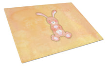 Load image into Gallery viewer, Rabbit Watercolor Glass Cutting Boards – Durable, Decorative Kitchen Art Large BB7383LCB