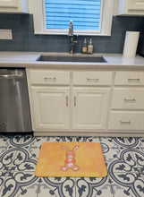 Load image into Gallery viewer, Rabbit Watercolor Machine Washable Memory Foam Mat BB7383RUG