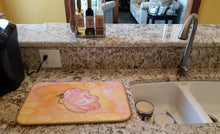 Load image into Gallery viewer, Butterfly Watercolor Dish Drying Mat – Absorbent, Artistic Kitchen Essentials BB7384DDM