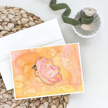 Load image into Gallery viewer, Butterfly Watercolor Greeting Cards -  Blank Note Cards – 8-Pack of Artist-Designed Cards with Envelopes