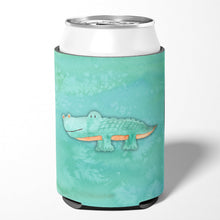 Load image into Gallery viewer, Alligator Watercolor Can or Bottle Hugger BB7385CC
