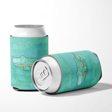 Load image into Gallery viewer, Alligator Watercolor Can or Bottle Hugger BB7385CC