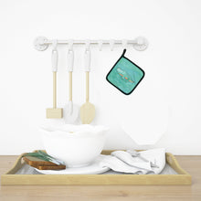 Load image into Gallery viewer, Alligator Watercolor Pot Holders - Set of 2 - Heat-Resistant Kitchen Essentials BB7385PTHD