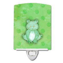 Load image into Gallery viewer, Polkadot Frog Watercolor Ceramic Night Light BB7388CNL