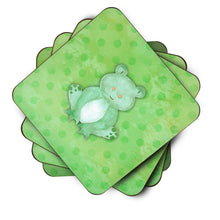 Load image into Gallery viewer, Polkadot Frog Watercolor Foam Coaster  BB7388FC