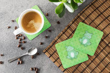 Load image into Gallery viewer, Polkadot Frog Watercolor Foam Coaster  BB7388FC