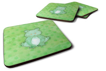 Load image into Gallery viewer, Polkadot Frog Watercolor Foam Coaster  BB7388FC