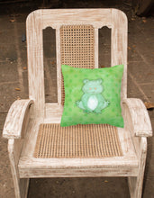 Load image into Gallery viewer, Polkadot Frog Watercolor Fabric Decorative Pillow BB7388PW1818