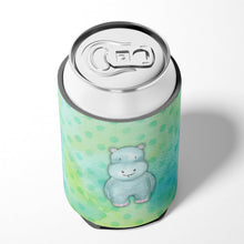 Load image into Gallery viewer, Polkadot Hippopotamus Watercolor Can or Bottle Hugger BB7389CC
