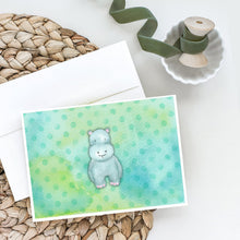 Load image into Gallery viewer, Polkadot Hippopotamus Watercolor Greeting Cards -  Blank Note Cards – 8-Pack of Artist-Designed Cards with Envelopes