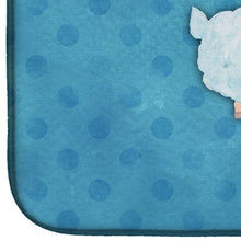 Load image into Gallery viewer, Polkadot Sheep Lamb Watercolor Dish Drying Mat – Absorbent, Artistic Kitchen Essentials BB7390DDM