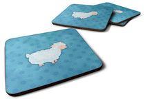 Load image into Gallery viewer, Polkadot Sheep Lamb Watercolor Foam Coaster  BB7390FC