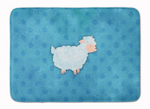 Load image into Gallery viewer, Polkadot Sheep Lamb Watercolor Machine Washable Memory Foam Mat BB7390RUG