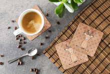 Load image into Gallery viewer, Polkadot Antelope Watercolor Foam Coaster  BB7391FC
