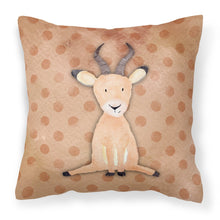 Load image into Gallery viewer, Polkadot Antelope Watercolor Fabric Decorative Pillow BB7391PW1818