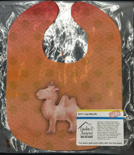 Load image into Gallery viewer, Polkadot Camel Watercolor Baby Bib BB7393BIB
