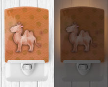Load image into Gallery viewer, Polkadot Camel Watercolor Ceramic Night Light BB7393CNL