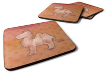 Load image into Gallery viewer, Polkadot Camel Watercolor Foam Coaster  BB7393FC