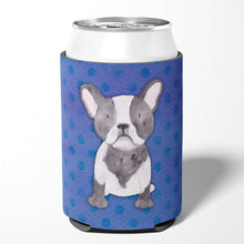 Load image into Gallery viewer, French Bulldog Polkadot Watercolor Can or Bottle Hugger BB7394CC