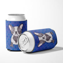 Load image into Gallery viewer, French Bulldog Polkadot Watercolor Can or Bottle Hugger BB7394CC