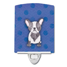 Load image into Gallery viewer, French Bulldog Polkadot Watercolor Ceramic Night Light BB7394CNL