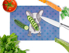 Load image into Gallery viewer, French Bulldog Polkadot Watercolor Glass Cutting Boards – Durable, Decorative Kitchen Art Large BB7394LCB