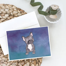 Load image into Gallery viewer, French Bulldog Watercolor Greeting Cards -  Blank Note Cards – 8-Pack of Artist-Designed Cards with Envelopes