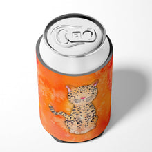 Load image into Gallery viewer, Leopard Watercolor Can or Bottle Hugger BB7396CC
