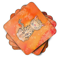 Load image into Gallery viewer, Leopard Watercolor Foam Coaster  BB7396FC