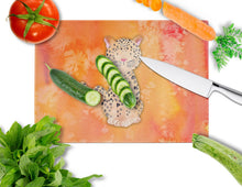 Load image into Gallery viewer, Leopard Watercolor Glass Cutting Boards – Durable, Decorative Kitchen Art Large BB7396LCB