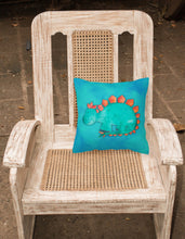 Load image into Gallery viewer, Stegosaurus Watercolor Fabric Decorative Pillow BB7399PW1818