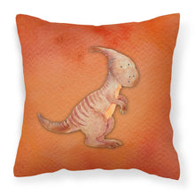 Load image into Gallery viewer, Parasaurolophus Watercolor Fabric Decorative Pillow BB7400PW1818