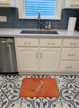 Load image into Gallery viewer, Parasaurolophus Watercolor Machine Washable Memory Foam Mat BB7400RUG