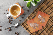 Load image into Gallery viewer, Triceratops Watercolor Foam Coaster  BB7403FC
