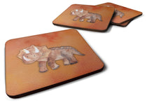 Load image into Gallery viewer, Triceratops Watercolor Foam Coaster  BB7403FC