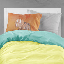 Load image into Gallery viewer, Triceratops Watercolor Fabric Standard Pillowcase – Artistic Decorative Front, White Back BB7403PILLOWCASE