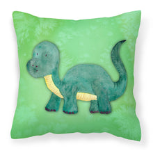 Load image into Gallery viewer, Brontosaurus Watercolor Fabric Decorative Pillow BB7404PW1818