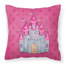 Load image into Gallery viewer, Princess Castle Watercolor Fabric Decorative Pillow BB7405PW1818