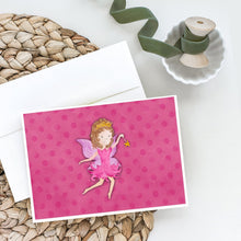 Load image into Gallery viewer, Fairy Princess Watercolor Greeting Cards -  Blank Note Cards – 8-Pack of Artist-Designed Cards with Envelopes