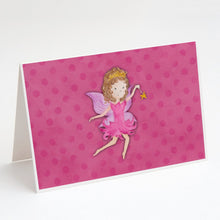 Load image into Gallery viewer, Fairy Princess Watercolor Greeting Cards -  Blank Note Cards – 8-Pack of Artist-Designed Cards with Envelopes