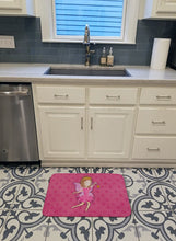Load image into Gallery viewer, Fairy Princess Watercolor Machine Washable Memory Foam Mat BB7406RUG