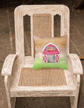 Load image into Gallery viewer, Barn Watercolor Fabric Decorative Pillow BB7409PW1818