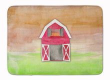 Load image into Gallery viewer, Barn Watercolor Machine Washable Memory Foam Mat BB7409RUG