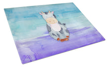 Load image into Gallery viewer, Cow Watercolor Glass Cutting Boards – Durable, Decorative Kitchen Art Large BB7412LCB